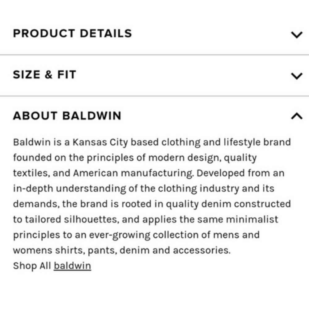 Baldwin Raw Denim - The Ten Skinny View 3